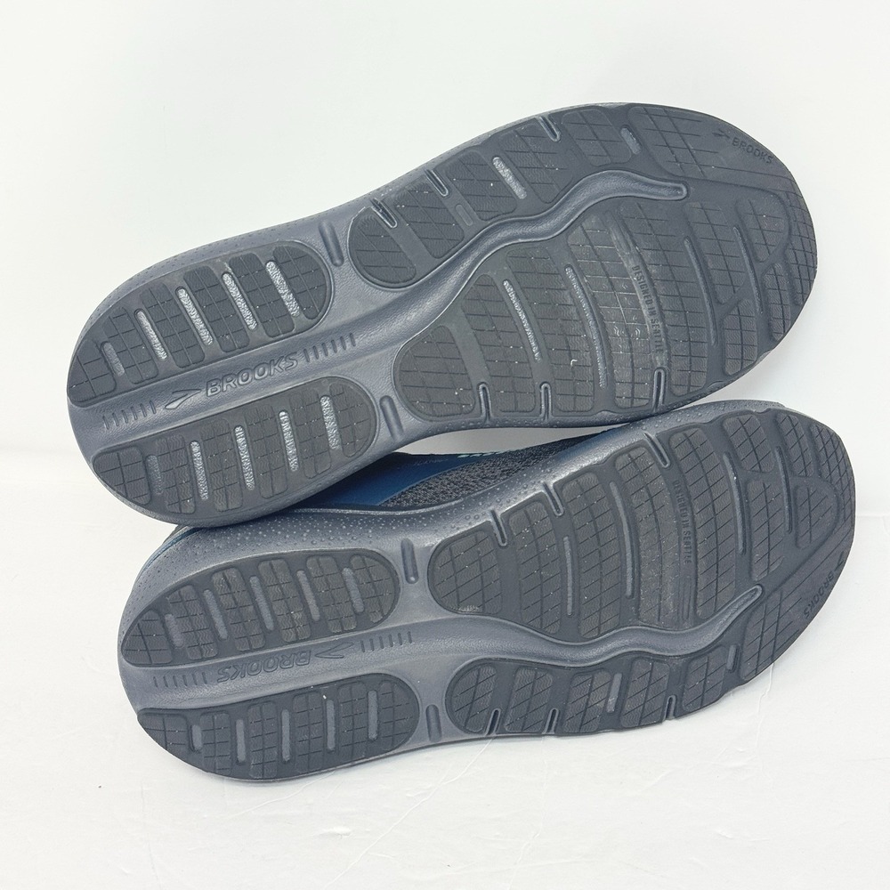 Brooks Ghost Max 2 Mens Running Walking Shoes Size 7.5 Wide 2E 1104312E081 Black - Picture 8 of 10